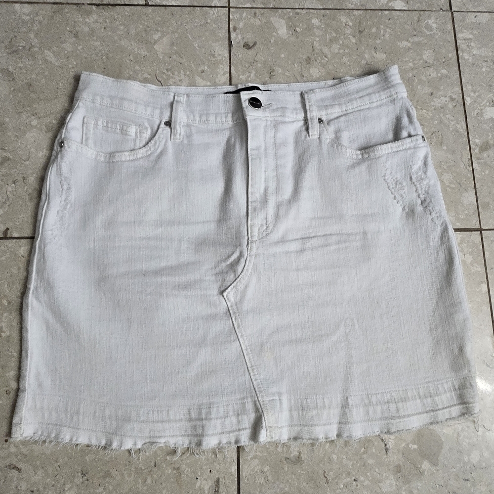 Sanctuary White Denim Jean Skirt - 30